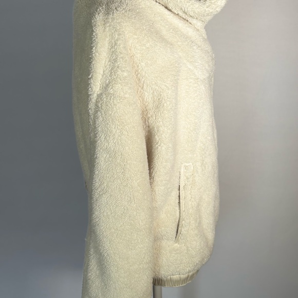 Cozy Cream Sherpa Pullover by Athleta Size Large - Picture 4 of 7